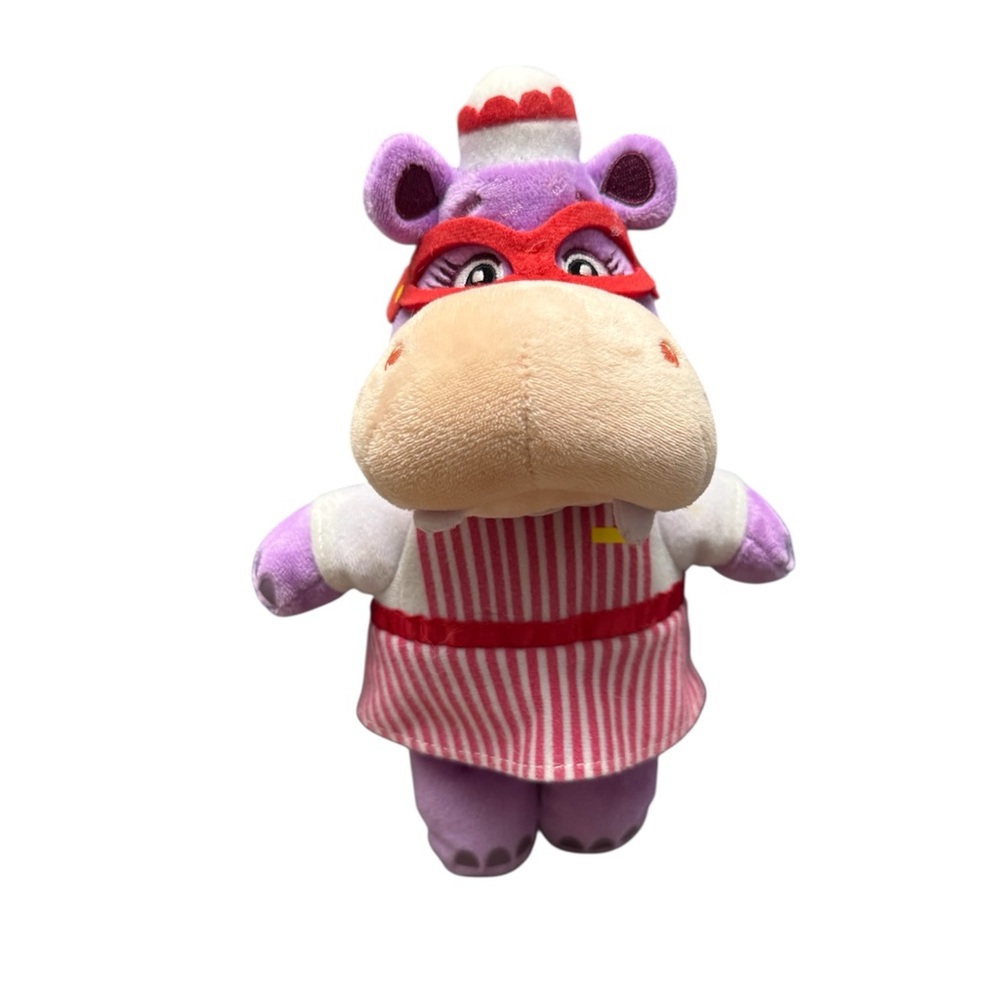 Disney Doc McStuffins Hallie the Hippo Bean 8.5" Plush